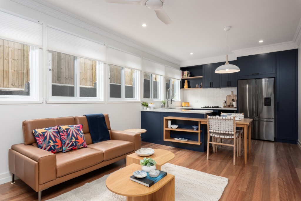 lounge kitchen dining layout